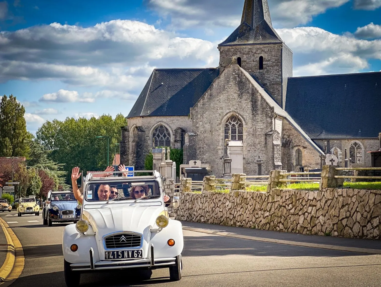 Rallye Cohésion d'équipe en 2CV